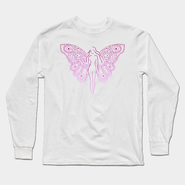 Fairy Long Sleeve T-Shirt by Florin Tenica